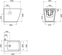 Биде напольное BelBagno Alpina BB10100B