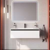 Мебель для ванной комнаты Cezares Slider 100 подвесная, 1 ящик, белая