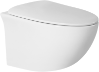 Унитаз подвесной BOND Oval F05-10 безободковый, с микролифтом