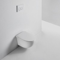 Унитаз подвесной BOND Oval F05-10 безободковый, с микролифтом