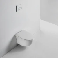 Унитаз подвесной BOND Oval F05-10 безободковый, с микролифтом