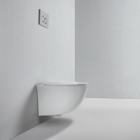 Унитаз подвесной BOND Oval F05-10 безободковый, с микролифтом