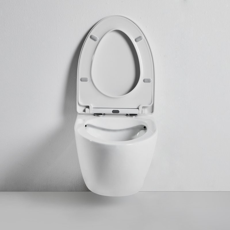 Унитаз подвесной BOND Oval F05-10 безободковый, с микролифтом