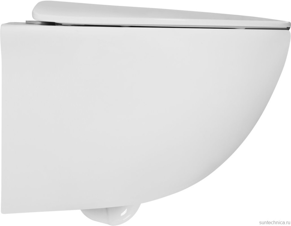 Унитаз подвесной BOND Oval F05-10 безободковый, с микролифтом