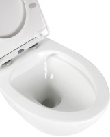 Унитаз подвесной BOND Oval F05-10 безободковый, с микролифтом