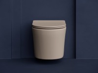 Унитаз подвесной Ceramicanova Balearica Rimless CN6000MC капучино матовый