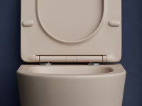 Унитаз подвесной Ceramicanova Balearica Rimless CN6000MC капучино матовый