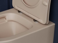 Унитаз подвесной Ceramicanova Balearica Rimless CN6000MC капучино матовый