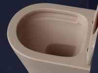 Унитаз подвесной Ceramicanova Balearica Rimless CN6000MC капучино матовый