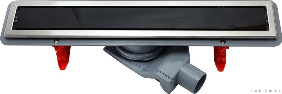 Душевой трап (лоток) Pestan Confluo Premium Line 300 черное стекло/сталь
