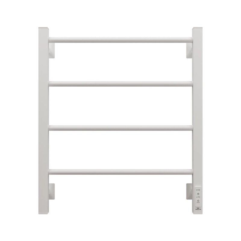 Полотенцесушитель электрический Grota Simple K RAL9016 EL 53х60, матовый белый
