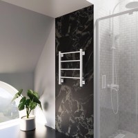 Полотенцесушитель электрический Grota Simple K RAL9016 EL 53х60, матовый белый