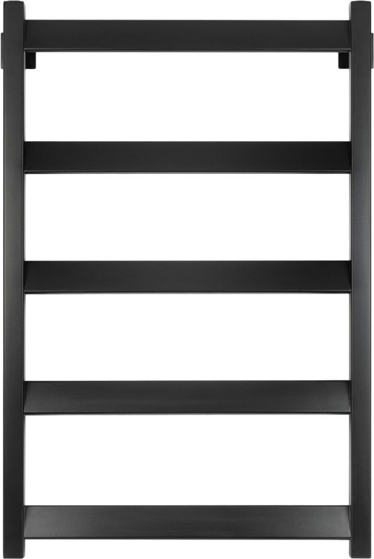 Полотенцесушитель водяной Secado Комано Grado 80х50 80x55 см, черный матовый, лесенка