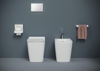 Унитаз приставной напольный ArtCeram A16 ASV004 05 00 Rimless безободковый, с микролифтом