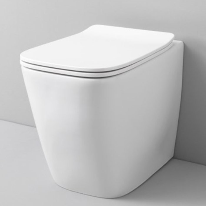 Унитаз приставной напольный ArtCeram A16 ASV004 05 00 Rimless безободковый, с микролифтом