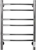 Полотенцесушитель электрический Comfysan Noumi EC-6 60x45 см, подключение справа, слева, хром, лесенка, из стали