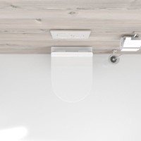 Унитаз подвесной beWash Minimal BKWHR003480 безободковый, с микролифтом, белый глянец