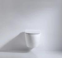Унитаз подвесной beWash Minimal BKWHR003480 безободковый, с микролифтом, белый глянец