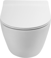Унитаз подвесной BelBagno Sfera-r BB046CH-TOR безободковый, крышка BB2111SC с микролифтом