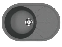 Мойка кухонная Ulgran U-503 343 антрацит + дозатор U-02 антрацит Мойка кухонная Ulgran U-503 343 антрацит + дозатор U-02 антрацит
