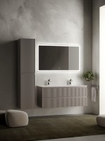 Тумба с раковиной Sancos Snob R 120 см, doha soft, раковина CN7016