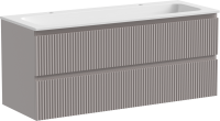 Тумба с раковиной Sancos Snob R 120 см, doha soft, раковина CN7016