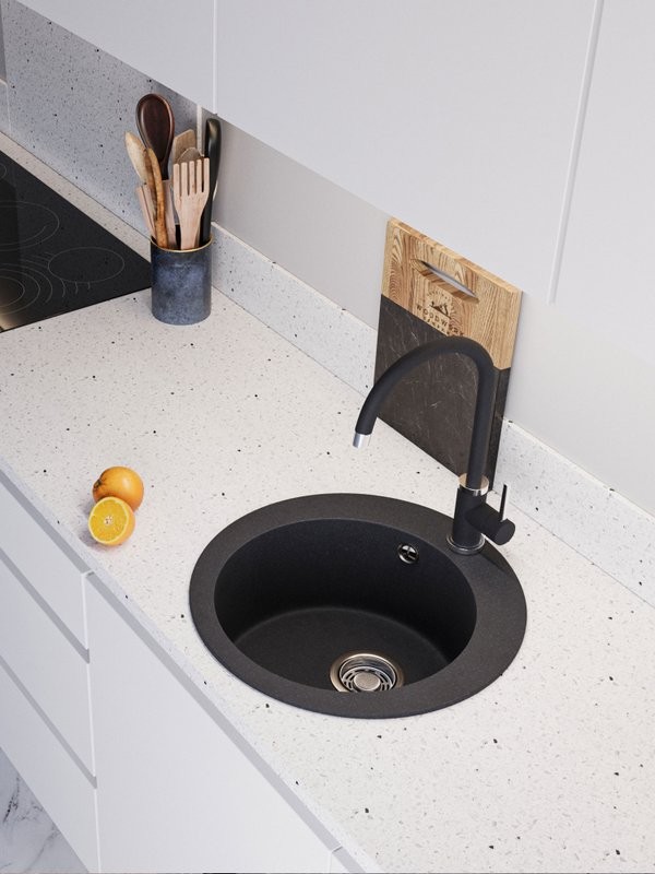 Мойка кухонная Emar Quartz EMQ-1475.C Морион