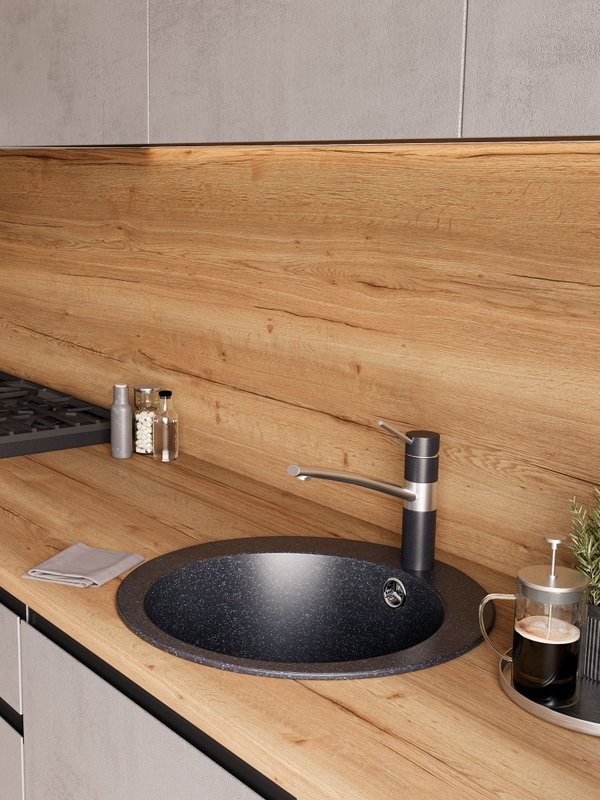 Мойка кухонная Emar Quartz EMQ-1475.C Морион