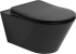 Унитаз подвесной Boheme Avva 972-B черный матовый