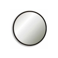 Зеркало MIXLINE "Ренуар" D400 без подсветки, черное обрамление