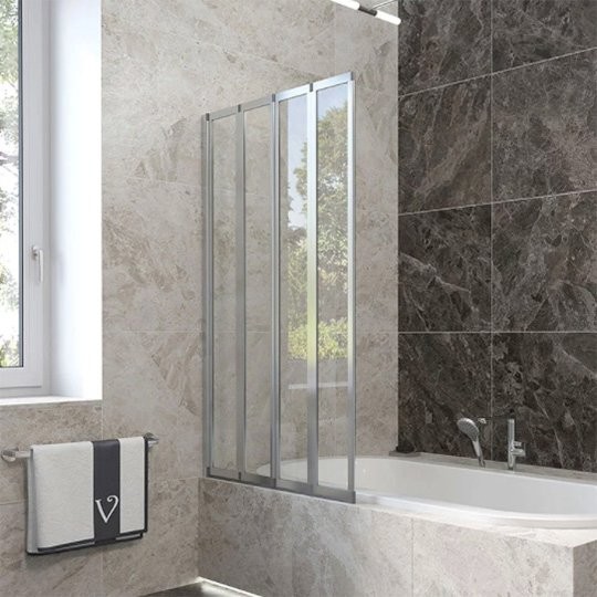 Шторка на ванну Veconi Palau PL-74L 120 см