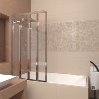 Шторка на ванну Veconi Palau PL-74L 120 см