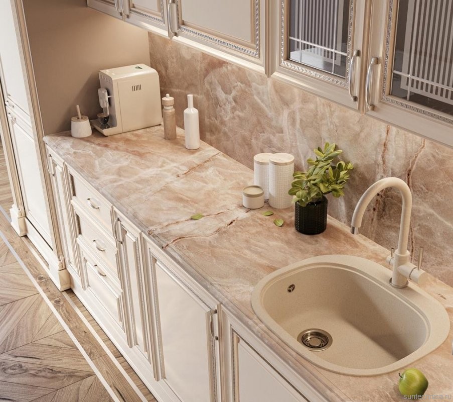 Мойка кухонная Emar Quartz EMQ-1570.C Берилл