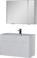 Зеркало-шкаф Aquanet Латина 100 белое