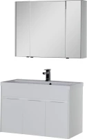 Зеркало-шкаф Aquanet Латина 100 белое