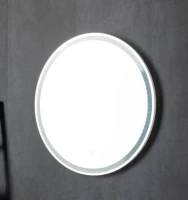 Зеркало круглое Aquanet Арт D 900 LED RGB с подсветкой, белое