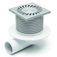 Душевой трап AZARIO DN50 12,0х12,2 см универсальный (AZ-425 X L)