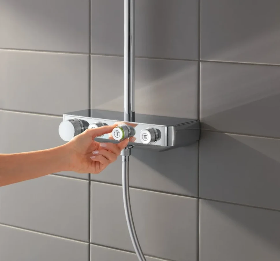 Душевая стойка Grohe Euphoria SmartControl 310 Duo 26507000 с термостатом