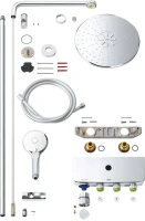 Душевая стойка Grohe Euphoria SmartControl 310 Duo 26507000 с термостатом