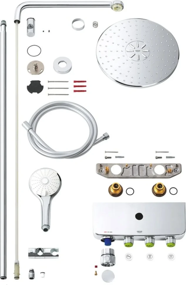 Душевая стойка Grohe Euphoria SmartControl 310 Duo 26507000 с термостатом