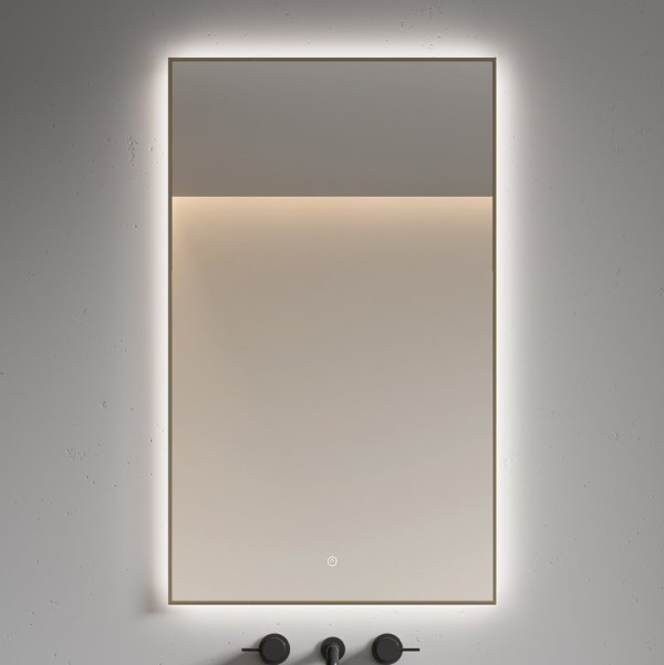 Зеркало Armadi Art 569 60 с подсветкой, диммером, с антизапотевателем, золото