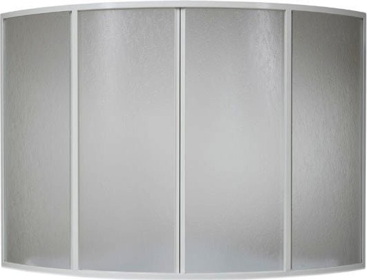 Шторка на ванну Bas Ирис Империал, Ирис, 4 ств., пластик