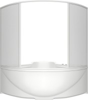 Шторка на ванну Bas Ирис Империал, Ирис, 4 ств., пластик