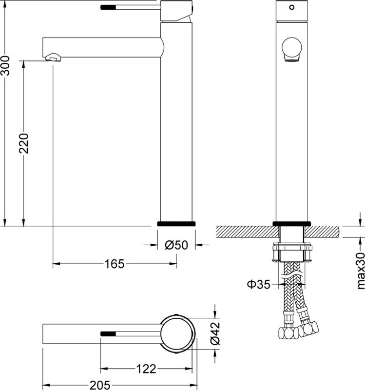 Смеситель для раковины Timo Saona 2311/18F черное золото