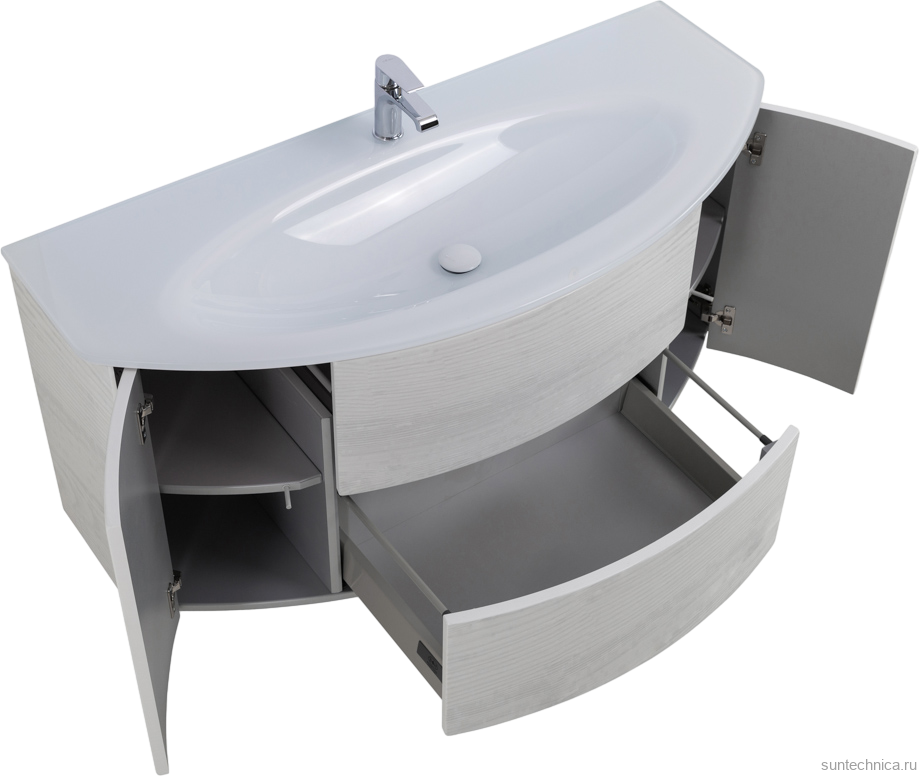 Мебель для ванной комнаты Cezares Eden 120 frassino bianco, раковина 82368