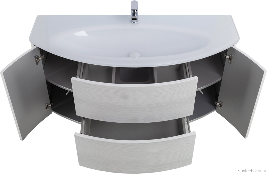 Мебель для ванной комнаты Cezares Eden 120 frassino bianco, раковина 82368