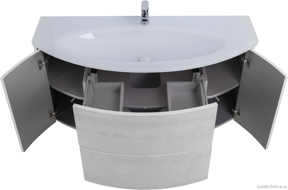 Мебель для ванной комнаты Cezares Eden 120 frassino bianco, раковина 82368
