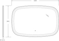 Мебель для ванной комнаты Cezares Eden 120 frassino bianco, раковина 82368