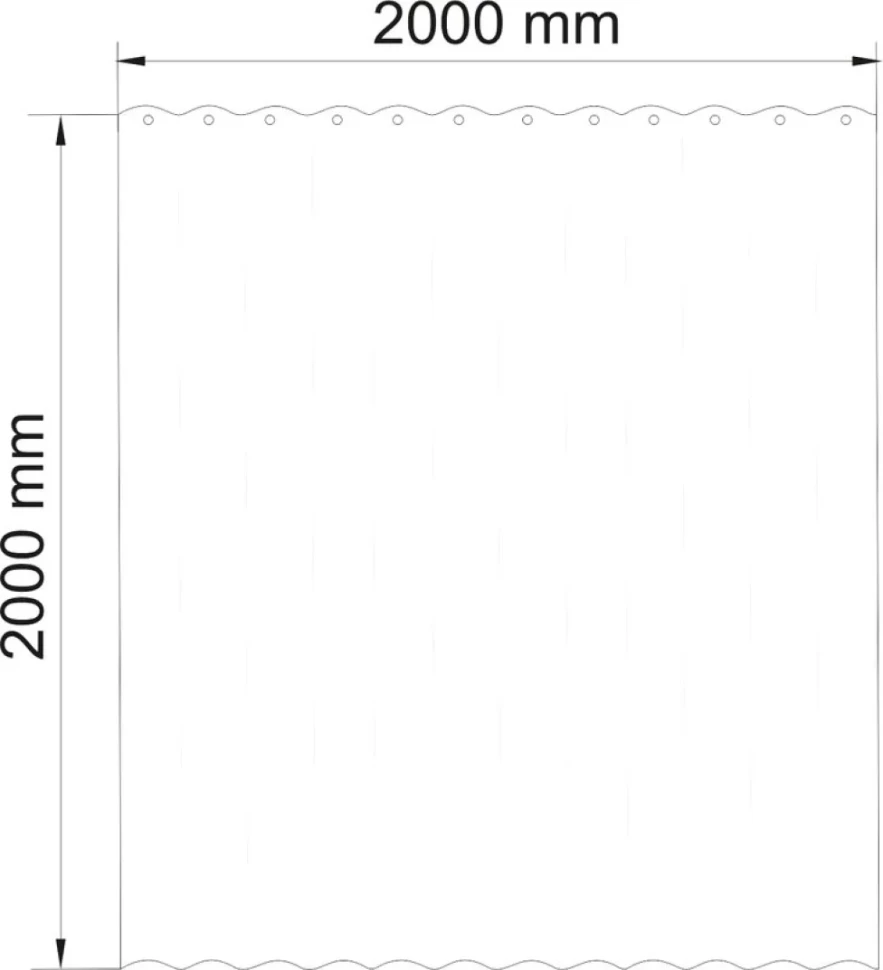 Штора для ванной Wasserkraft Oder SC-30502