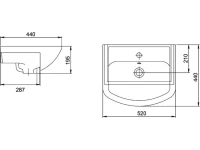Мебель для ванной комнаты Grossman Eco Line Эко 52 3 в 1, белая